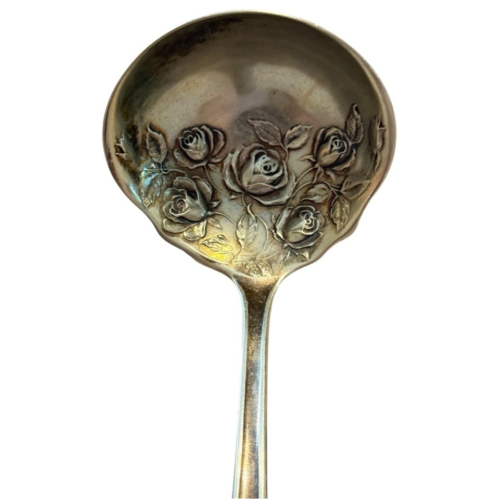 𝐀𝐍𝐓𝐈𝐐𝐔𝐄:𝐑.𝐂. 𝐂𝐎 𝐒𝐈𝐋𝐕𝐄𝐑 𝐑𝐎𝐒𝐄 𝐒𝐏𝐎𝐎𝐍-𝐅𝐎𝐑𝐊 𝐒𝐄𝐓 - Picture 2 of 7